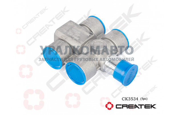 Клапан тормозной 4-х контурный DELONG,F3000,X3000 CREATEK